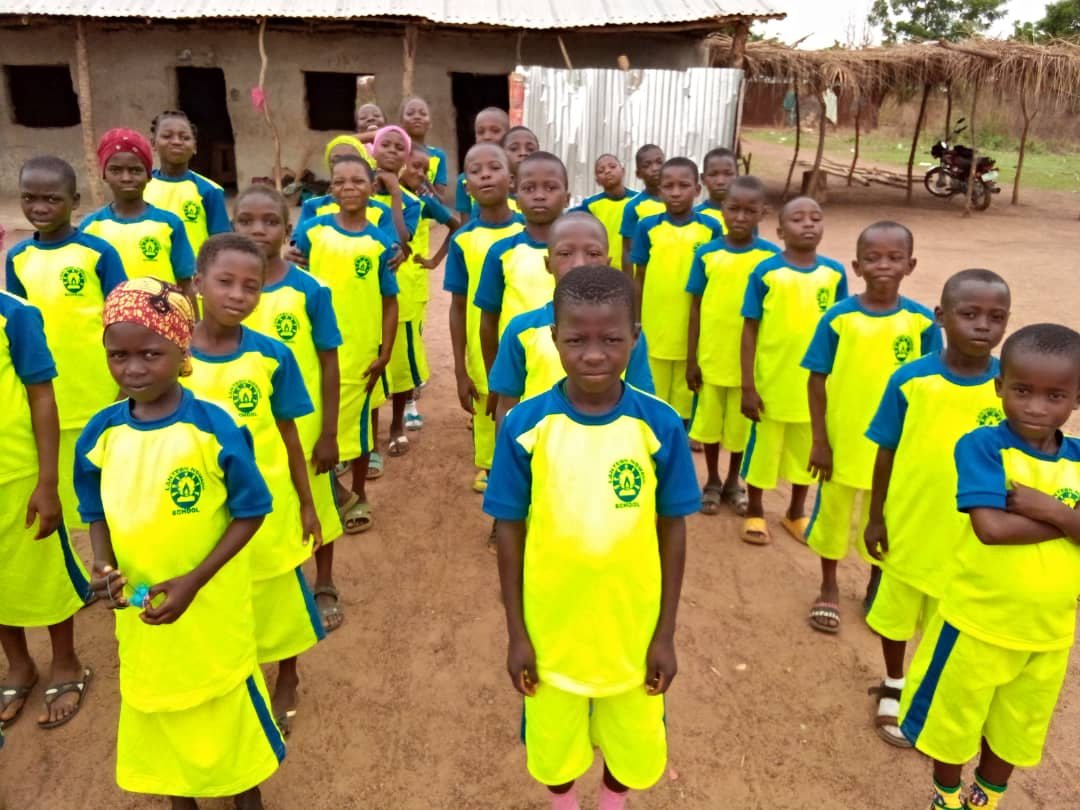 Pupils in Phynai school uniform at one of our three schools